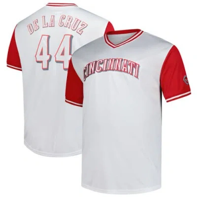 Profile Elly De La Cruz White Cincinnati Reds Big & Tall Birdeye T-shirt