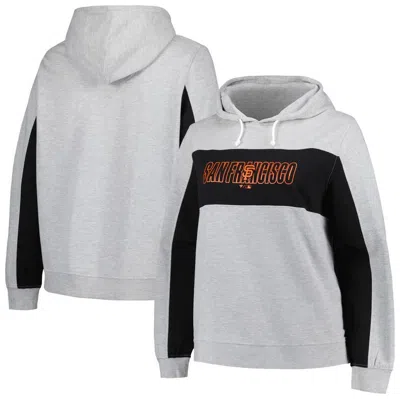 Profile Heather Gray San Francisco Giants Plus Size Pullover Hoodie