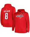 Profile Men's Alexander Ovechkin Red Washington Capitals Big Tall Name Number Pullover Hoodie In Red
