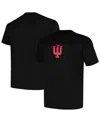 Profile Men's Black Indiana Hoosiers Big Tall Pop T-shirt In Black