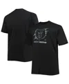 Profile Men's Black Memphis Grizzlies Big And Tall Pop T-shirt In Black