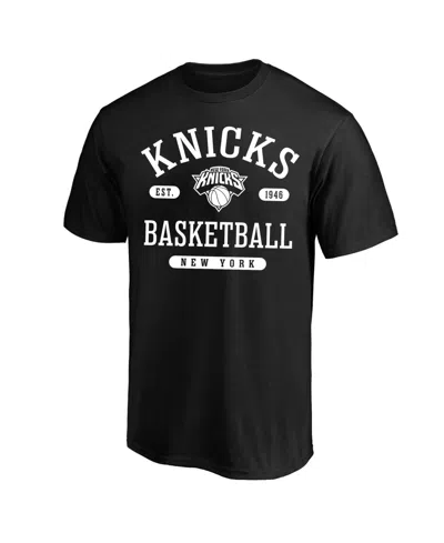 Profile Kids' Men's Black New York Knicks Big And Tall Est. T-shirt