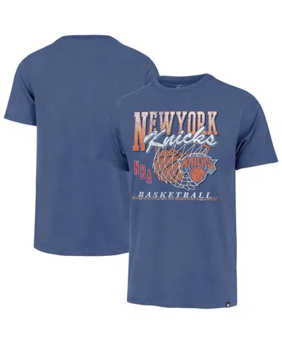 Profile Men's Blue New York Knicks Big & Tall Bucket T-shirt