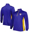 Profile Men's Royal Los Angeles Rams Big And Tall Quarter-zip Top In Royal