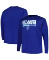 Profile Men's Royal Villanova Wildcats Big Tall Two-hit Long Sleeve T-shirt In Royal
