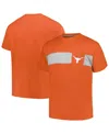 Profile Men's Texas Orange Texas Longhorns Big Tall Color Stripe T-shirt In Orange
