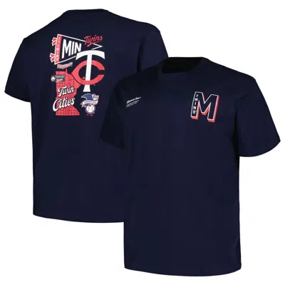 Profile Navy Minnesota Twins Split Zone T-shirt