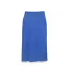 Profile Nyc Women's Blue Eyelet Knit Skirt In Blue