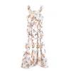 Profile Nyc Women's Cream Floral Jumper In White