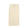 Profile Nyc Women's Neutrals Crinkle Cream Skirt In White