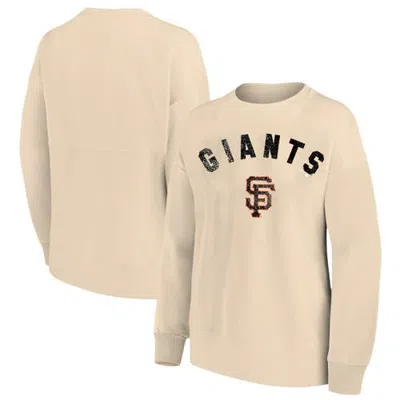 Profile Oatmeal San Francisco Giants Plus Size French Terry Pullover Sweatshirt