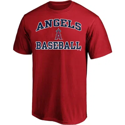 Profile Red Los Angeles Angels Big & Tall Heart & Soul T-shirt
