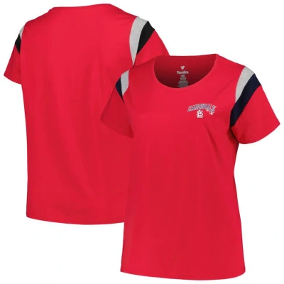 Profile Red St. Louis Cardinals Plus Size Scoop Neck T-shirt