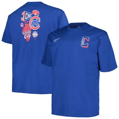 Profile Royal Chicago Cubs Split Zone T-shirt