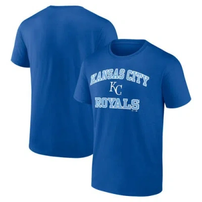 Profile Royal Kansas City Royals Big & Tall Heart & Soul T-shirt In Blue