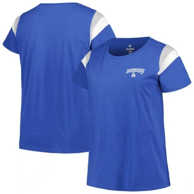 Profile Royal Los Angeles Dodgers Plus Size Scoop Neck T-shirt