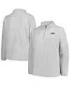 Profile Women's Gray Seattle Seahawks Plus Size Sherpa Quarter-zip Jacket In Gray