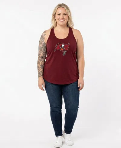 Profile Women's Red Tampa Bay Buccaneers Plus Size Basic Tank Top