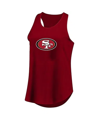 Profile Women's Scarlet San Francisco 49ers Plus Size Basic Tank Top In Red