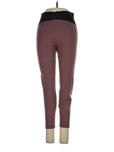 Pre-owned Pro-fit Active Pants In Burgundy