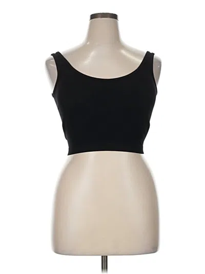 Pre-owned Pro-fit Tank Top Black Strapless Neckline Tops
