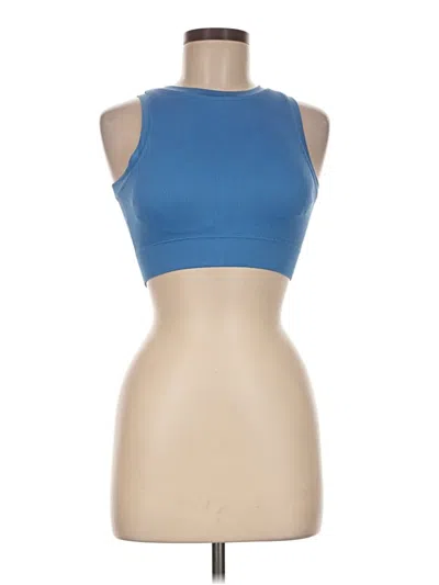 Pre-owned Pro-fit Tank Top Blue Halter Neckline Tops