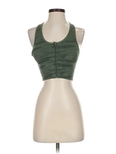 Pre-owned Pro-fit Tank Top Green Strapless Neckline Tops