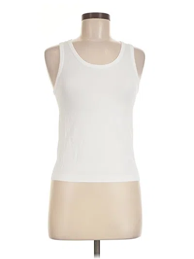 Pre-owned Pro-fit Tank Top Ivory Halter Neckline Tops