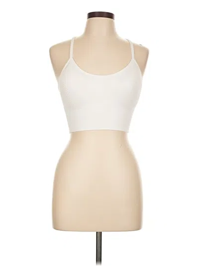 Pre-owned Pro-fit Tank Top Ivory Halter Neckline Tops In White