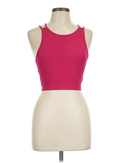 Pre-owned Pro-fit Tank Top Pink Halter Neckline Tops