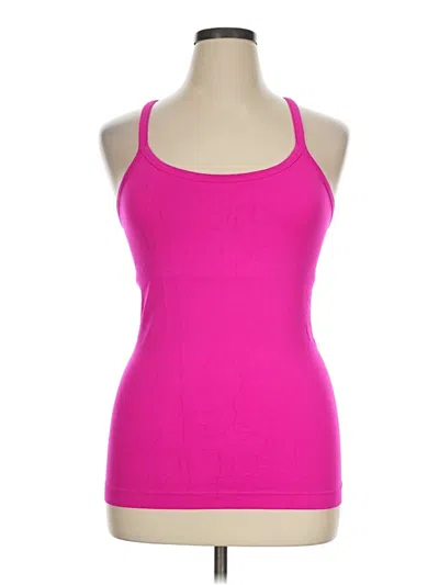 Pre-owned Pro-fit Tank Top Pink Halter Neckline Tops