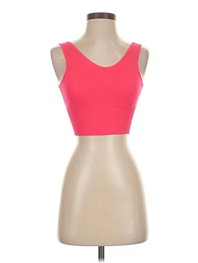Pre-owned Pro-fit Tank Top Pink Strapless Neckline Tops