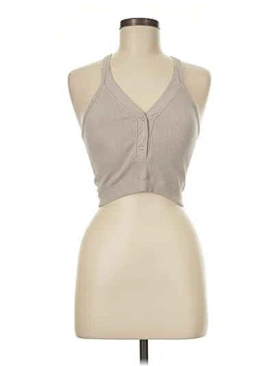 Pre-owned Pro-fit Tank Top Tan Halter Neckline Tops