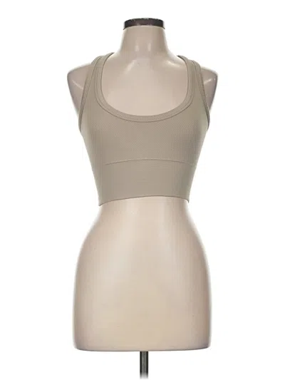 Pre-owned Pro-fit Tank Top Tan Halter Neckline Tops