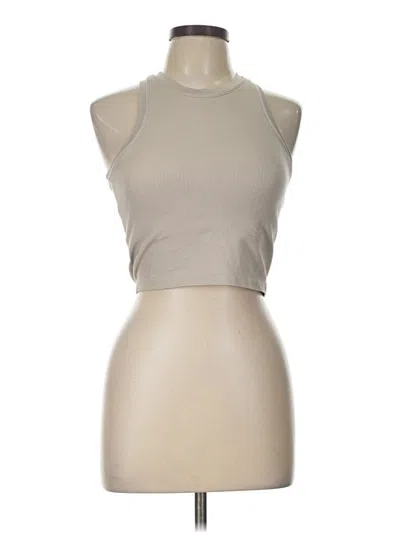 Pre-owned Pro-fit Tank Top Tan Halter Neckline Tops