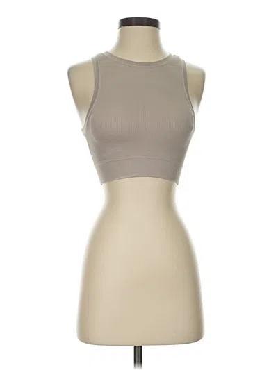 Pre-owned Pro-fit Tank Top Tan Halter Neckline Tops