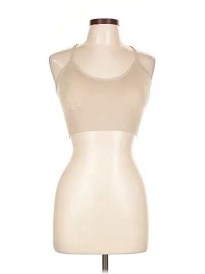 Pre-owned Pro-fit Tank Top Tan Halter Neckline Tops In Brown