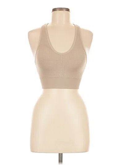 Pre-owned Pro-fit Tank Top Tan Halter Neckline Tops In Brown