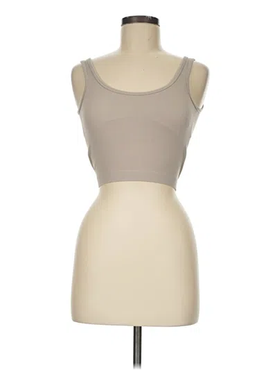Pre-owned Pro-fit Tank Top Tan Strapless Neckline Tops