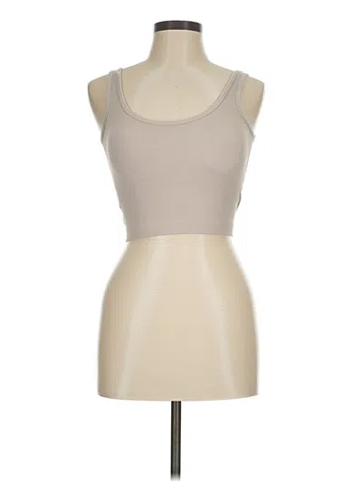Pre-owned Pro-fit Tank Top Tan Strapless Neckline Tops