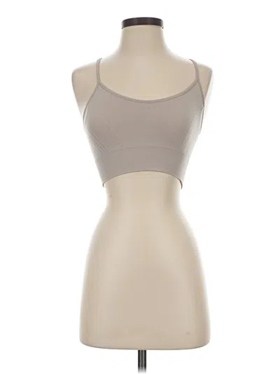 Pre-owned Pro-fit Tank Top Tan Strapless Neckline Tops In Brown