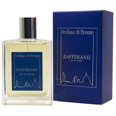Profumo Di Firenze Unisex Zafferano Edp Spray 3.4 oz Fragrances 8055277280190 In Amber / White