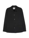 Profuomo Button-up Shirt Jacket In Black