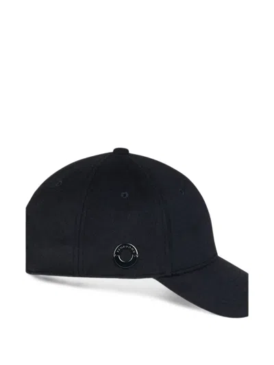 Profuomo Logo-plaque Wool Baseball Cap In Blue