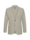 Profuomo Single-breasted Blazer In Brown