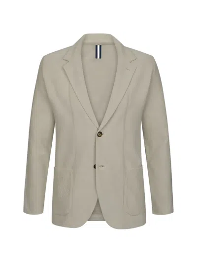 Profuomo Single-breasted Blazer In Brown