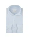 Profuomo Striped-pattern Shirt In Blue