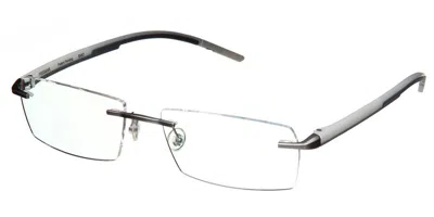 Progear Opt-1102 3 Occhiali Da Vista Argentati Per Uomo (solo Montatura) In Silver
