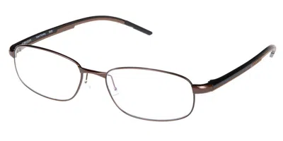 Progear Opt-1104 2 Occhiali Da Vista Marroni Per Uomo (solo Montatura) In Brown