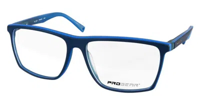 Progear Opt-1136 3 Occhiali Da Vista Blu Per Uomo (solo Montatura) In Blue